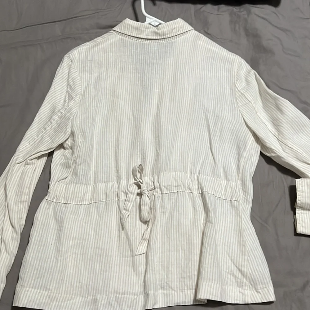 Stripes linen jacket - Picture 3 of 5